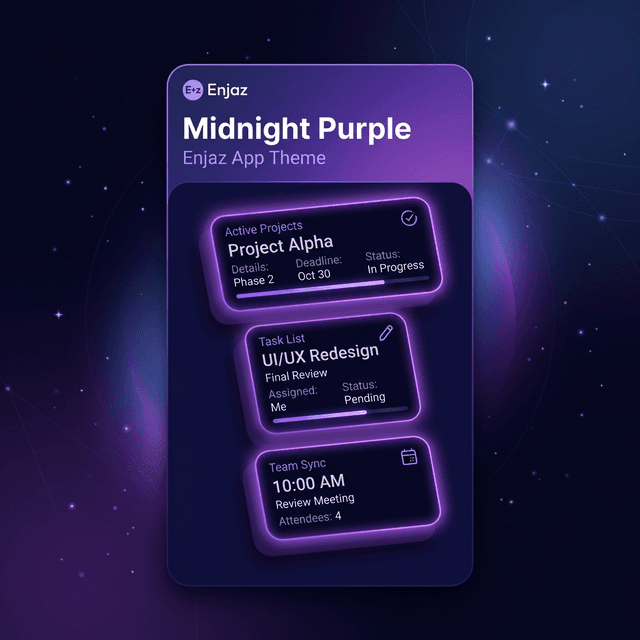 Midnight Purple Theme