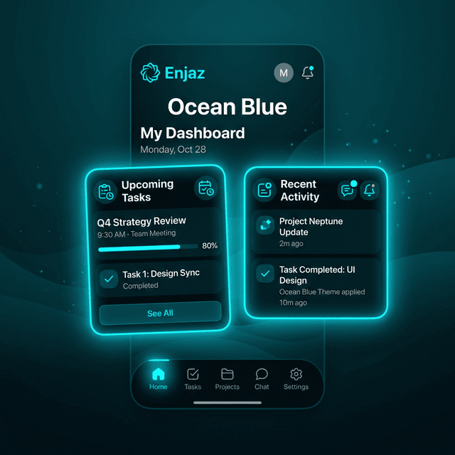 Ocean Blue Theme